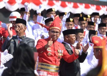 Danny Pomanto Launching Empat Program Inovasi di Upacara HUT ke 78 RI Kota Makassar