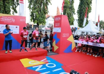 Danny Pomanto Ikut Ramaikan Bank Jateng Friendship Run Bersama Ribuan Runners Makassar