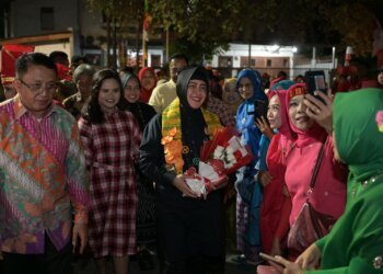 Hadiri Pesta Rakyat, Ketua TP PKK Makassar Ajak Masyarakat Rawat dan Kembangkan Potensi Kecamatan