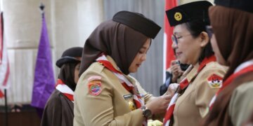 Kukuhkan Saka POM, Wakil Wali Kota Makassar Ajak Pramuka Ikut Awasi Peredaran Obat dan Makanan di Makassar - Utama