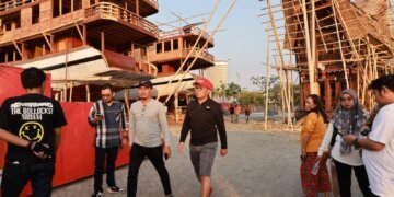 Danny Pomanto Tinjau Kesiapan Lokasi HUT Kota Makassar ke-416 Tahun - Utama