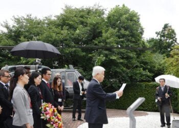 Patung Jenderal Soedirman di Kementerian Pertahanan Jepang