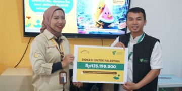 Pelanggan Browcyl Makassar Menyumbang Ratusan Juta Untuk Palestina