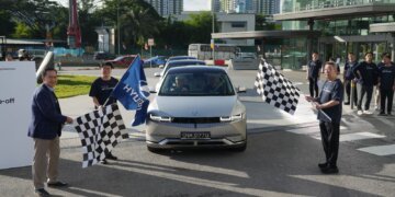 Hyundai IONIQ 5 ASEAN Tour, Unjuk Kemampuan EV dan Perjalanan Hemat Biaya