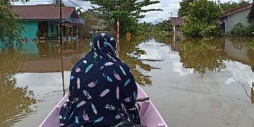 1 Kota dan 5 Kabupaten di Kalimantan Tengah Terendam Banjir - Utama