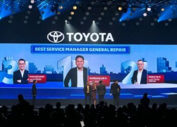 Ranu Setiawan dari Kalla Toyota Raih Top 3 Best National Service Manager General Repair di Toyota Dealer Convention 2024