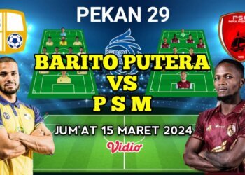 BRI Liga 1: Barito Putera vs PSM di Liga 1 2024, Head to Head PSM Unggul