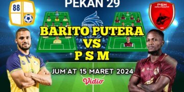 BRI Liga 1: Barito Putera vs PSM di Liga 1 2024, Head to Head PSM Unggul