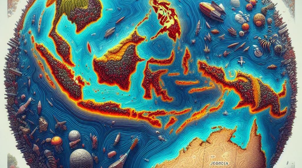 Ilustrasi AI megathrust