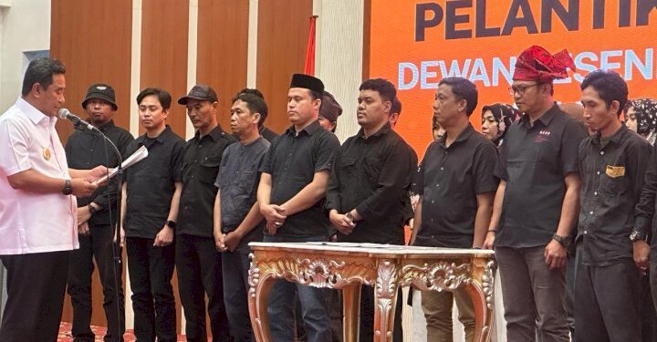 Pj Gubernur Lantik Pengurus Dewan Kesenian SulSel Periode 2024-2029 - Featured