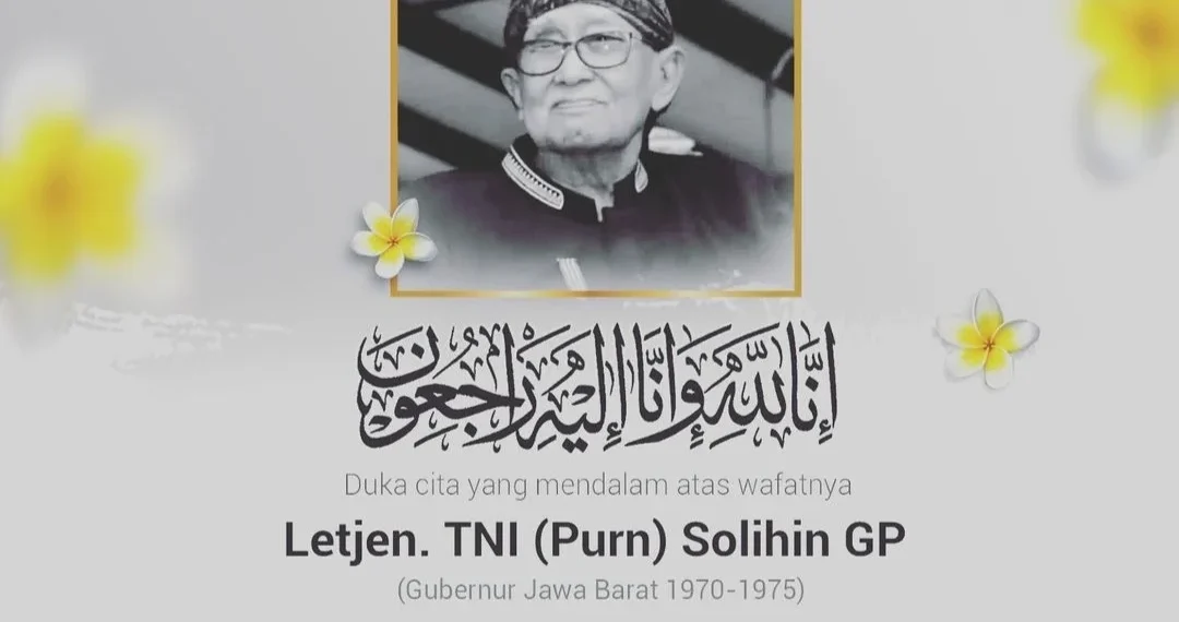 Innalillahi, Solihin GP mantan Pangdam Hasanuddin Meninggal Dunia