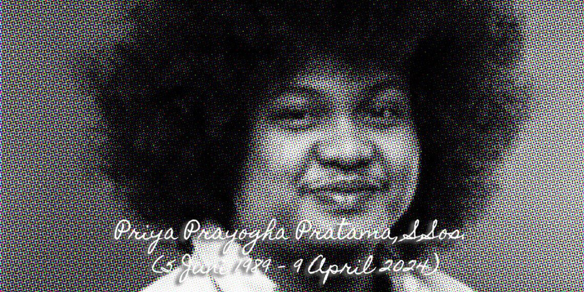 Innalillahi, Priya Prayogha Pratama, S.Sos. (5 Juni 1989 – 9 April 2024) wafat