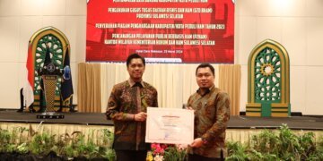 Penuhi Kriteria Pelayanan Publik HAM, Makassar Sabet Penghargaan Kota Peduli HAM 2023 - Utama