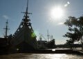 Matahari pagi di pelabuhan Paotere Makassar (Foto: AB/wartakita)