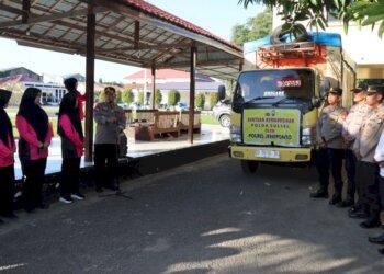 Polres Jeneponto Berangkatkan Bantuan Kemanusiaan ke Wajo, Sidrap, Luwu dan Toraja