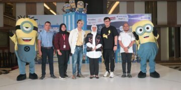 Dukung UMKM, Indira Yusuf Ismail Buka Bazar MTF Market Minions Land di Mal PIPO - Utama