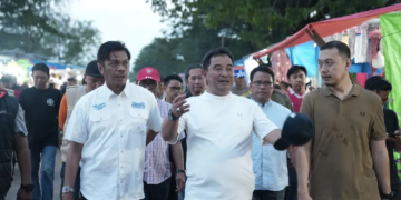 PJ Sekda Dampingi PJ Gubernur Tinjau Lahan Lokasi Pembangunan Stadion di Gor Sudiang - Utama