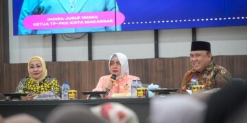 Indira Yusuf Ismail Pimpin Rakor Persiapan Lomba Kelurahan Terpadu Kota Makassar - Utama