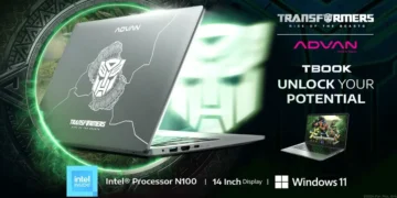 Advan TBook X Transformer: Laptop Stylish untuk Pecinta Transformers