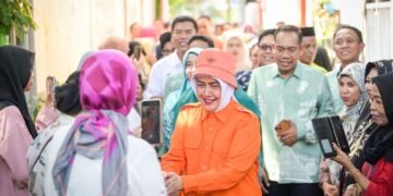 Indira Yusuf Ismail Tinjau dan Apresiasi Lorong Wisata Gimje di Kelurahan Kalukuang