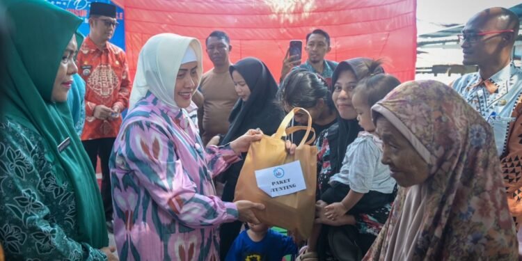 Ketua TP PKK Makassar Tinjau Posyandu di Dua Kecamatan, Dorong Partisipasi Masyarakat Cegah Stunting - Featured