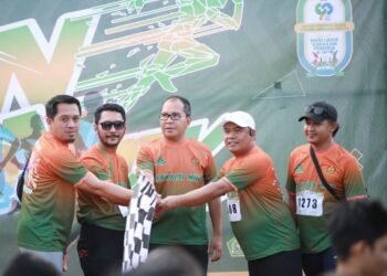 Danny Pomanto Melepas Ratusan Peserta Event Ansor Fun Run di Masjid Kubah 99