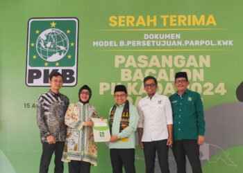 Terima Rekomendasi PKB, Pasangan Inimi Siap Bertarung di Pilwalkot Makassar 2024