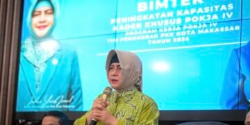 Ketua TP PKK Makassar Dorong Kader Pokja IV di Kecamatan Mariso dan Ujung Pandang Cerdas Lewat Bimtek