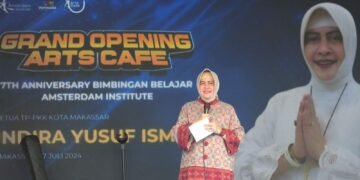 Indira Yusuf Ismail Resmikan Cafe Arts dan Meriahkan HUT ke 7 Amsterdam Institute