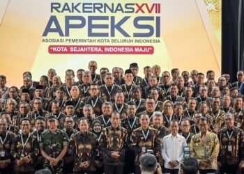 Dibuka Presiden RI Joko Widodo, PJ Sekda Makassar Hadiri Pembukaan Rakernas Apeksi XVII