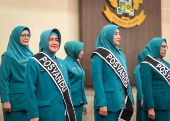 Indira Yusuf Ismail Dilantik Jadi Ketua Pembina Posyandu Kota Makassar