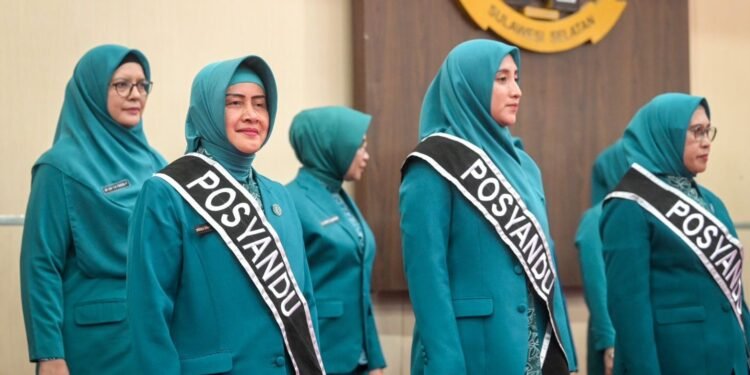 Indira Yusuf Ismail Dilantik Jadi Ketua Pembina Posyandu Kota Makassar - Featured