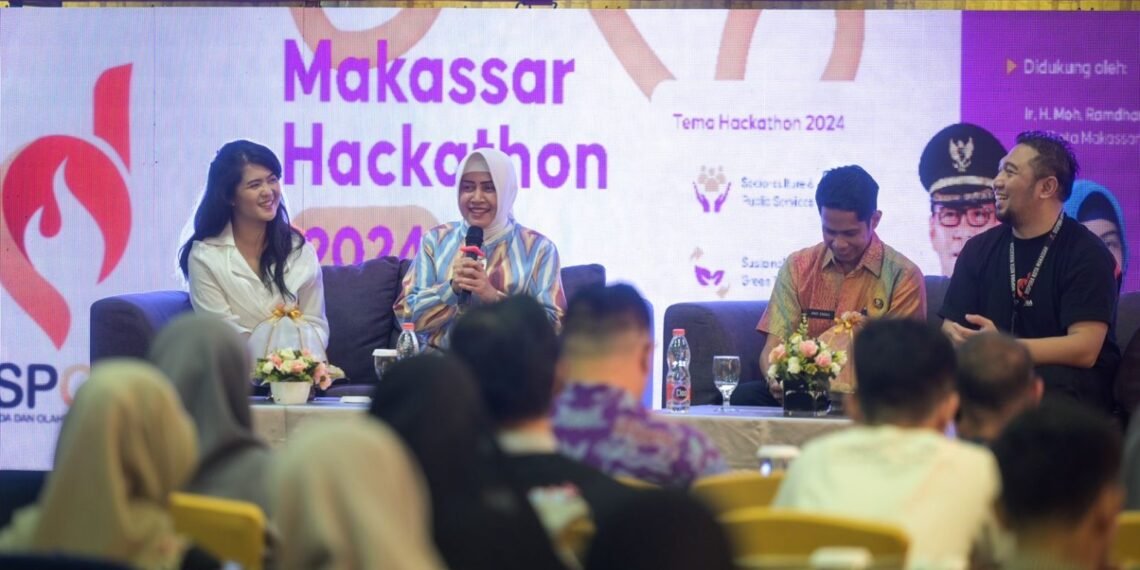 Buka Hackaton Dispora 2024, Indira Pacu Pemuda Makassar Kuasai Skill Inovasi Digital