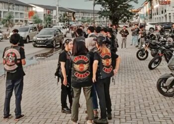 Golden Angel Gelar Kopdargab Meriah di Karebosi, Merangkul Ladies Bikers Makassar