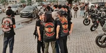 Golden Angel Gelar Kopdargab Meriah di Karebosi, Merangkul Ladies Bikers Makassar