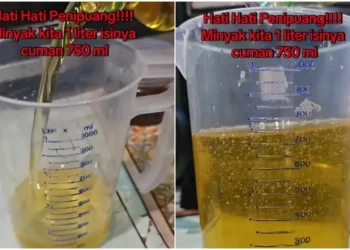 MinyaKita Botol 1 Liter Ternyata Isinya Cuma 750 ml?