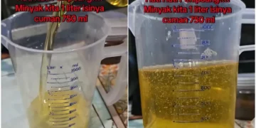 MinyaKita Botol 1 Liter Ternyata Isinya Cuma 750 ml? - Utama