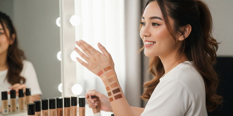 Tips Memilih Foundation Sesuai Warna Kulit Indonesia - Featured