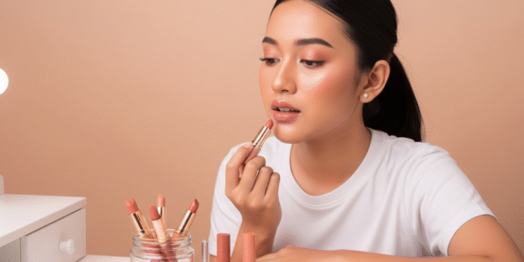 Tips Memilih Lipstik Nude yang Cocok untuk Kulit Sawo Matang - Featured