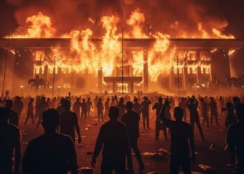 Makassar Mencekam: Api Anarkis Lumat Gedung DPRD Sulsel dan Kota, Simbol Demokrasi Terbakar Hangus