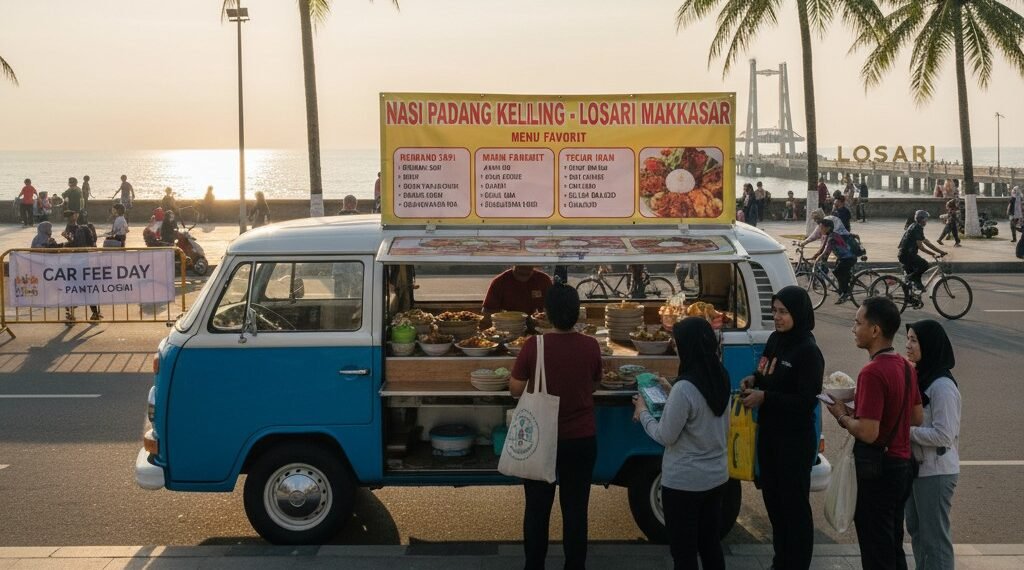 Bisnis Nasi Padang Keliling Pakai Minibus: Peluang Cuan Cerdas di Tengah Kota