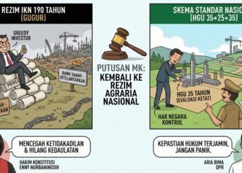 Tabel Perbandingan: Nasib HGU IKN Pasca-Putusan MK, Kembali ke Rezim Agraria Nasional