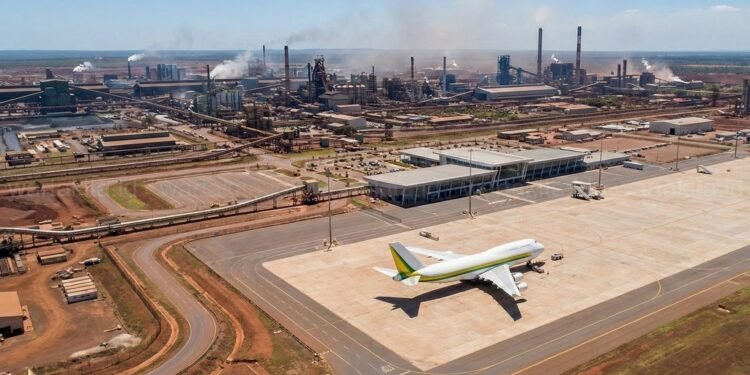 ilustrasi bandara IMIP morowali_wartakita.id