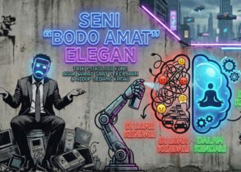Seni “Bodo Amat” nan Elegan: Trik Psikologi Kuno Agar Tetap Waras di Tengah Ketidakwarasan Kolektif