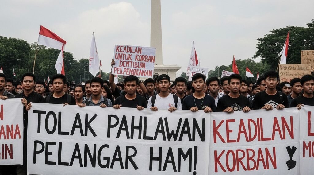 Kontroversi Gelar Pahlawan Nasional Soeharto: Protes HAM Warnai Keputusan Prabowo di Hari Pahlawan 2025