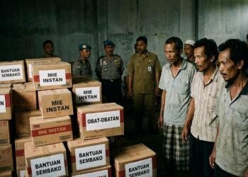 bantuan menumpuk belum disalurkan di aceh