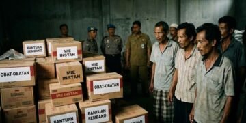 bantuan menumpuk belum disalurkan di aceh