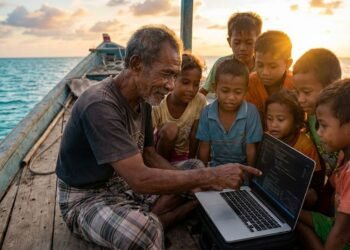 Daeng Naba: Revolusi Digital dari Teras Rumah, Tamparan Keras bagi Birokrasi Pendidikan di Pulau Terluar