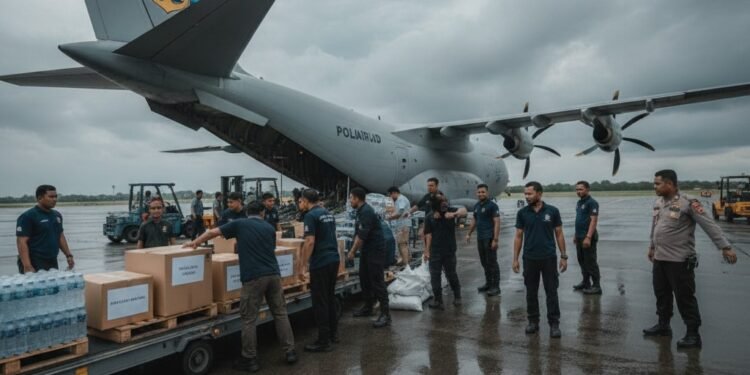 Bantuan Rp 10,3 Miliar untuk Korban Banjir Sumatera Tiba, Polairud Polri Turun Tangan Bantuan Rp 10,3 Miliar untuk Korban Banjir Sumatera Tiba, Polairud Polri Turun Tangan - Featured