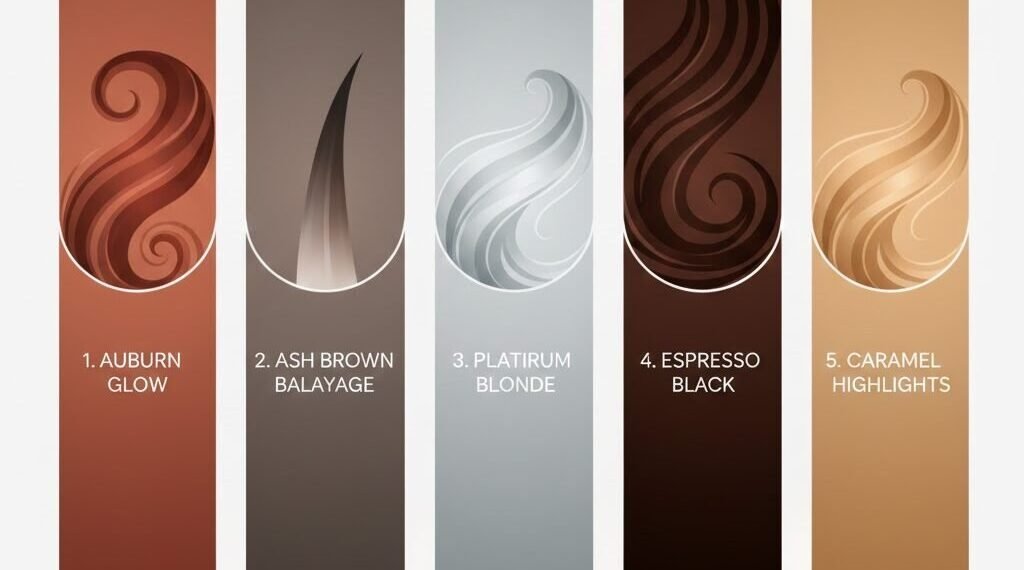 Ash Blonde, Ash Brown, Auburn, dan Lainnya untuk Tampilan Percaya Diri